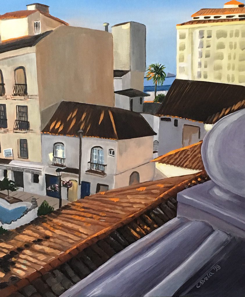 Painting of Estepona, Spain