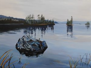 Dunlop Lake painting